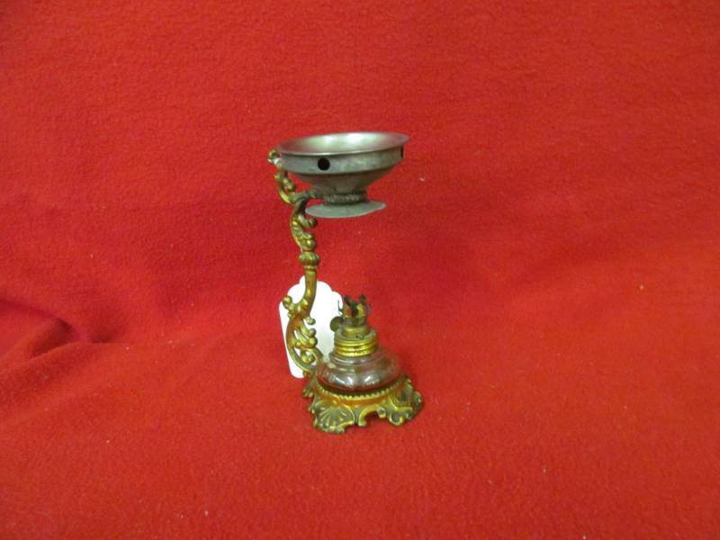 lot 135 image: Cresoline Victorian Vaporizer Patented 1888
