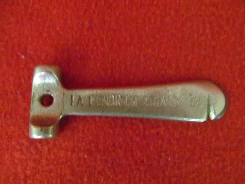 lot 142 image: Cigar box opener, Charles Denby cigars