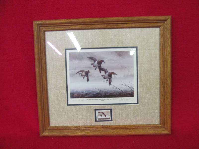 lot 190 image: Les Kouba National Waterfowl Conservation Stamp print signed 1983-1984