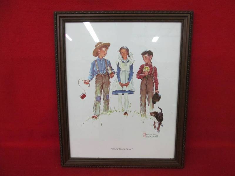 lot 196 image: Norman Rockwells, Young Man, Fancy picture