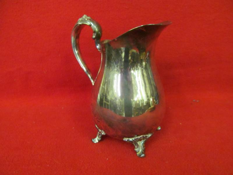 lot 200 image: Silver Plate Water Pitcher, William Rogers 317