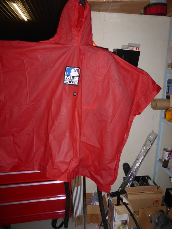 10 new One Size Fits All rain ponchos with hood, must have for flea markets