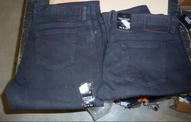 2 new pair Adam Levine jeans - 34x32 - black
