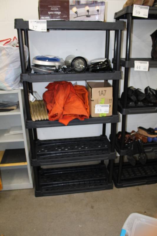 5-Shelf Plastic Storage Rack