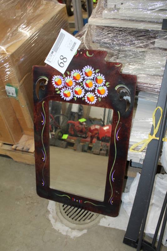 Moth Dcorative Framed Wall Mirror