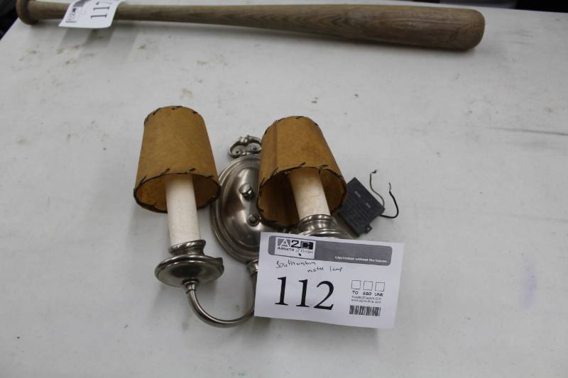 Southwestern 2-Lamp Metal Wall Lamp