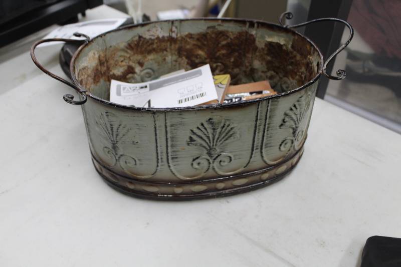 Tin Bucket, Decorative Tiles