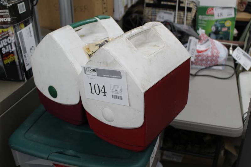 Lot of (2) Igloo Playmate Coolers