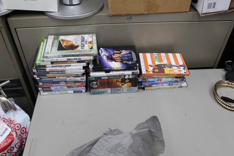 DVDs, Video Games