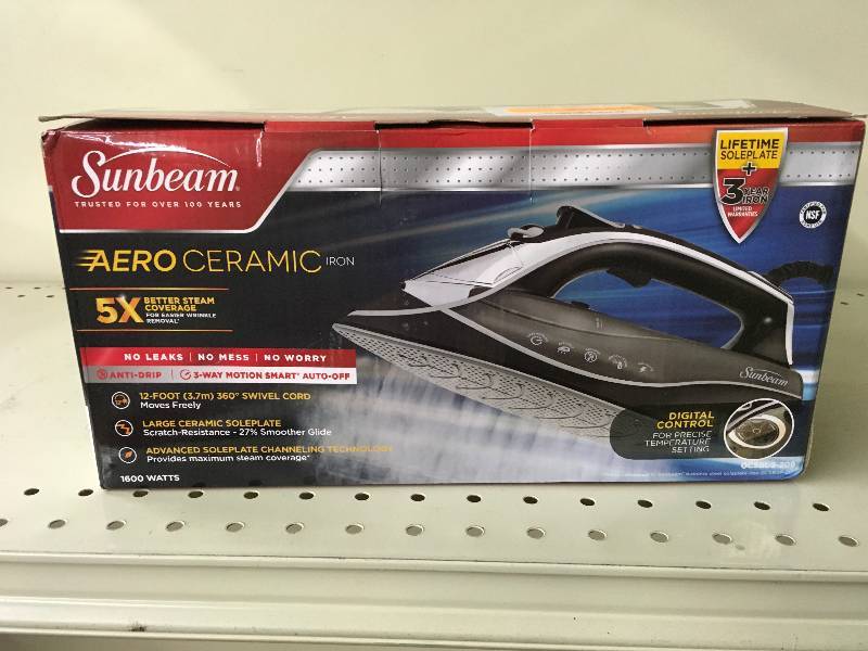 Sunbeam Aero Iron, Retail $29.99