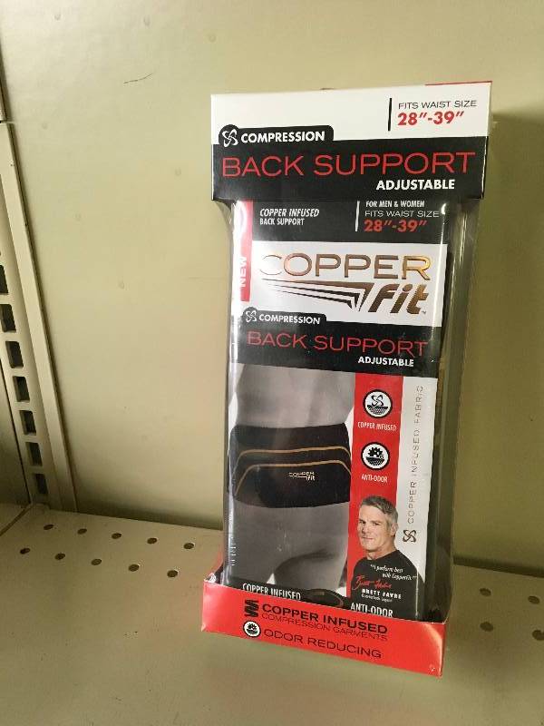 Copper Fit Back Support