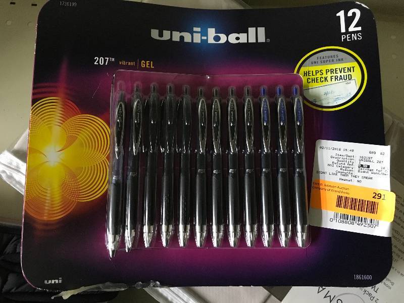12 Pack Uni-Ball Pens, Retail $9.99