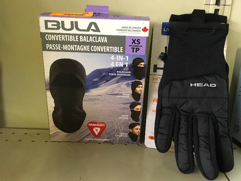 Primaloft 4-IN-1 Balaclava & Large Head Hybrid Gloves