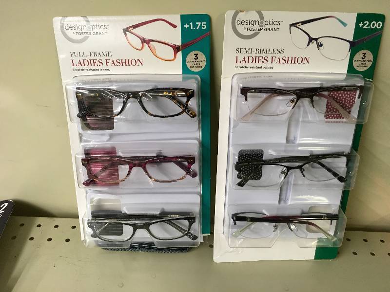 Two 3 Pack Reading Glasses, Retail $37.98