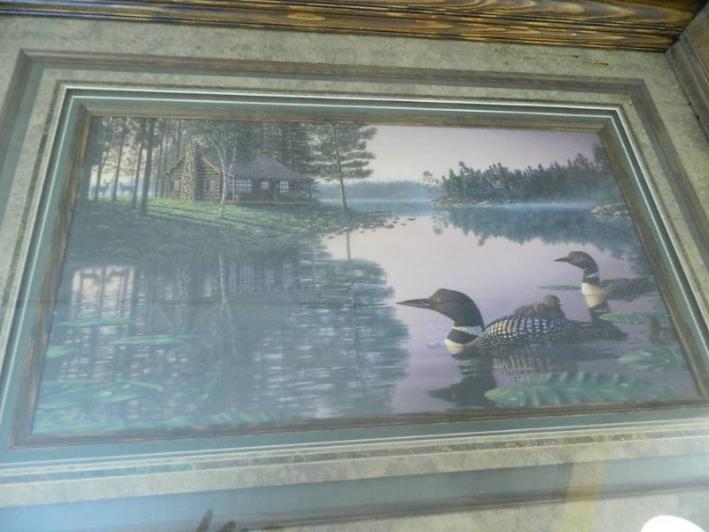 lot 10A image: Beautiful Framed Nature Print