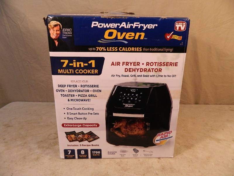 lot 3 image: New Power Air Fryer Oven