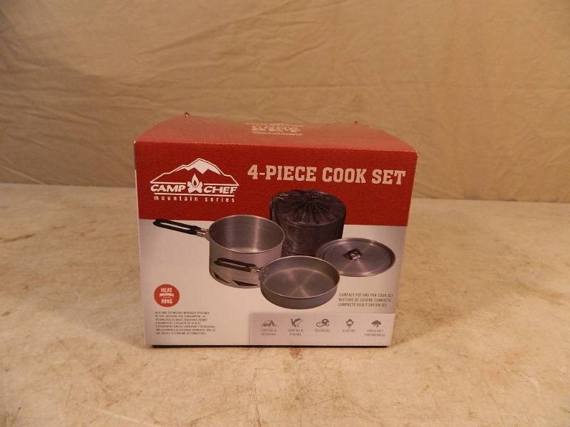 lot 7 image: New Camp Chef 4 Piece Cook Set