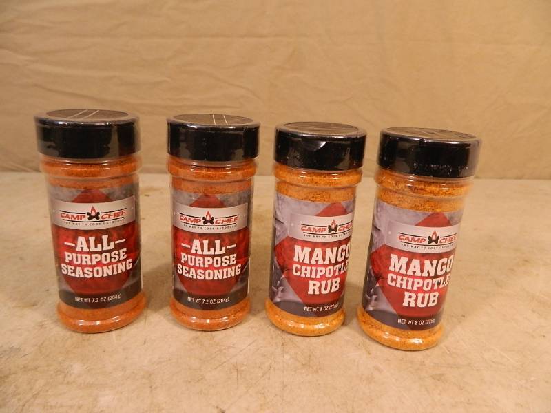 lot 23 image: 4 New Camp Chef Seasonings