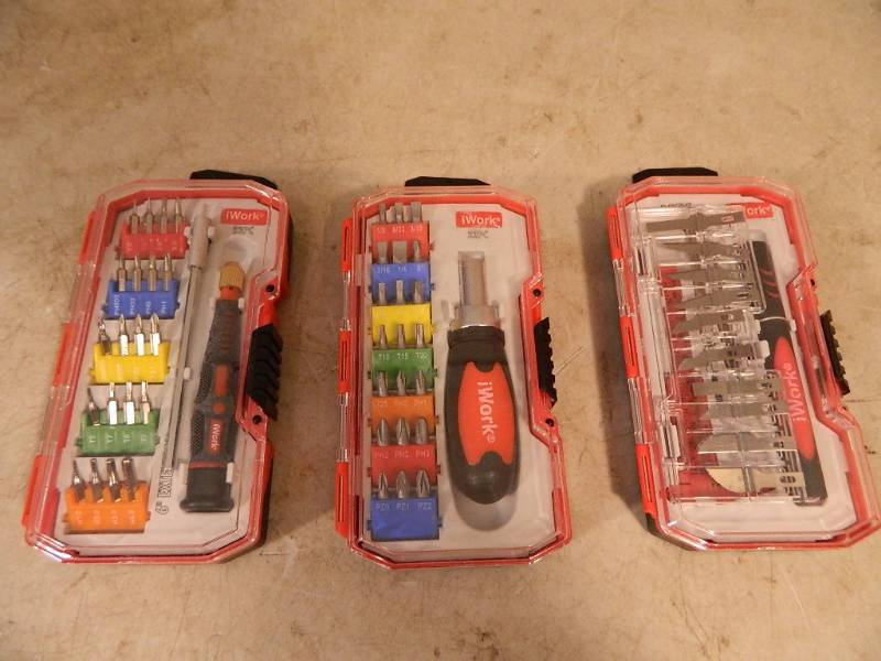 lot 35 image: 3 New IWork Tool Sets