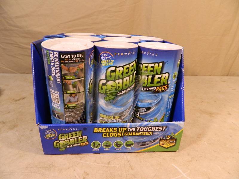 lot 50 image: New Green Gobbler Drain Opener