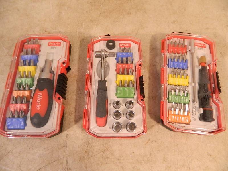 lot 51 image: 3 New IWork Tool Sets