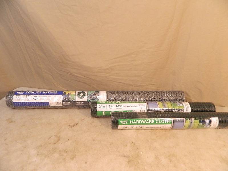 lot 56 image: 3 New Rolls of Fencing