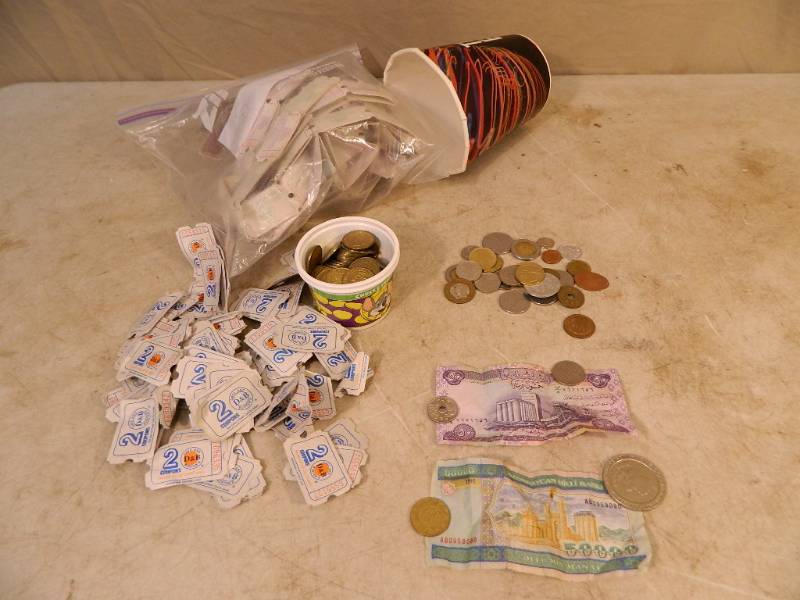 lot 62 image: Foreign Currency, Tokens, Tickets