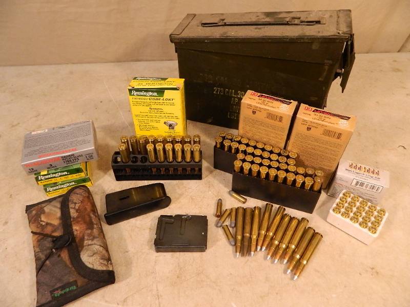 lot 64 image: Assorted Ammo, Magazines, Ammo Can