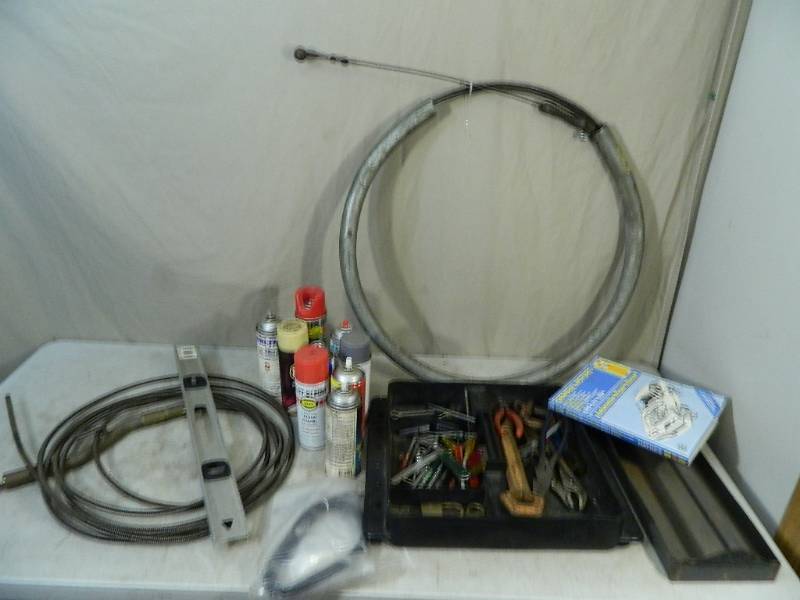 lot 99 image: Drain Snakes, Hand Tools, More