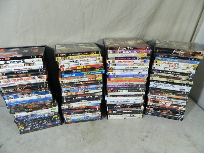lot 122 image: Over 100 DVDs