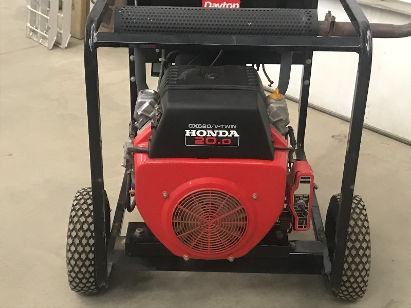 lot 1 image: Dayton 10,000 Watt Commercial Generator