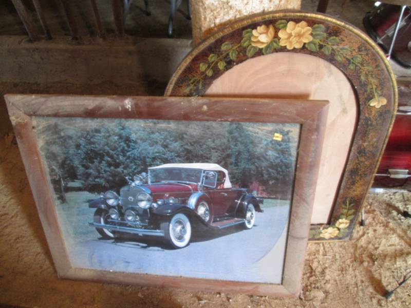 lot 17 image: Vintage automobile picture and flow...