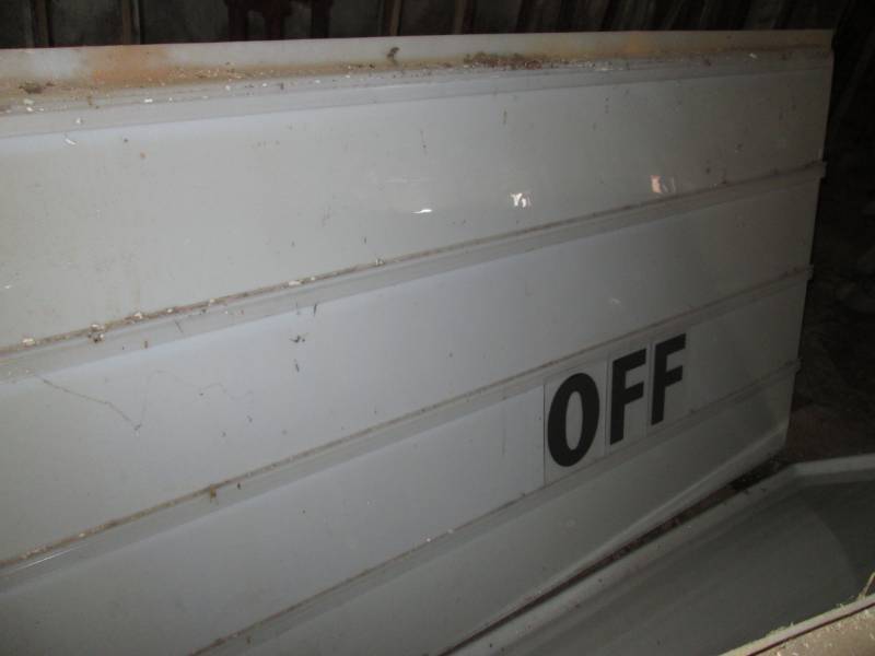 lot 59 image: 2 letter display boards- large...