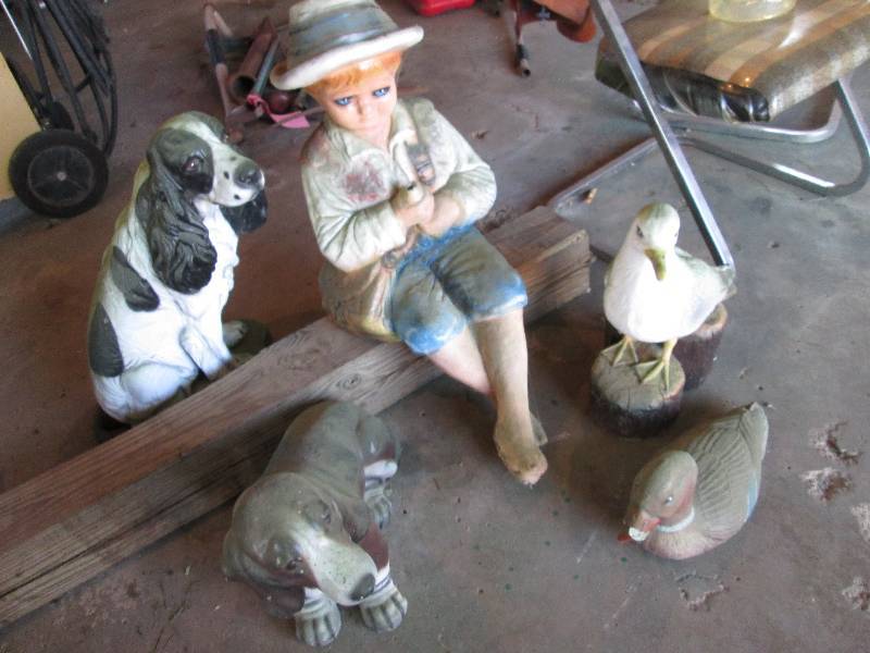 lot 95 image: Garden ornaments...