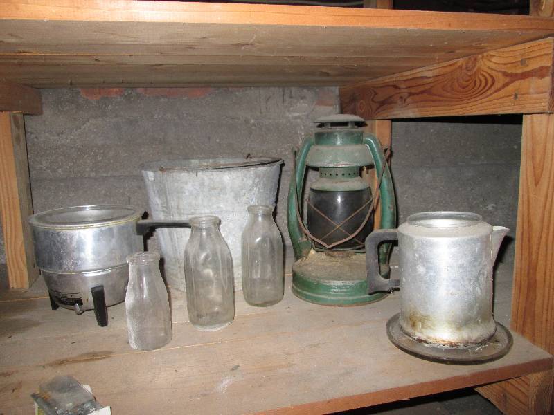 lot 179 image: Antique lantern and more...