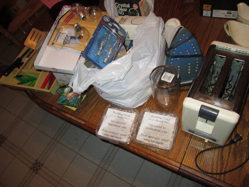 lot 298 image: Silver ware, Toaster, Iron and More...