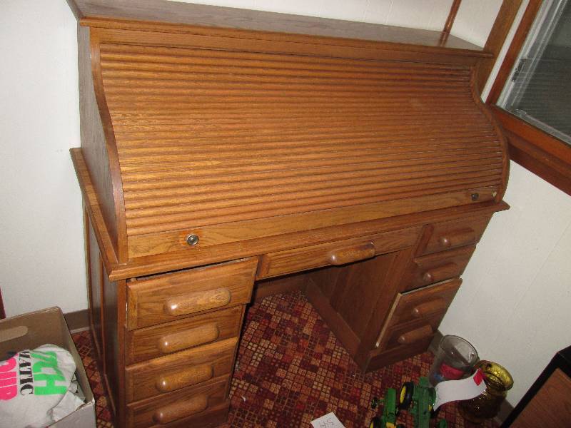 lot 353 image: Roll top desk...