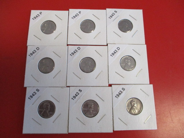 lot 7 image: Steel Pennies