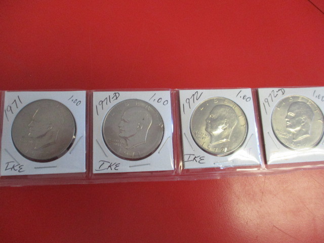 lot 8 image: Eisenhower Dollars