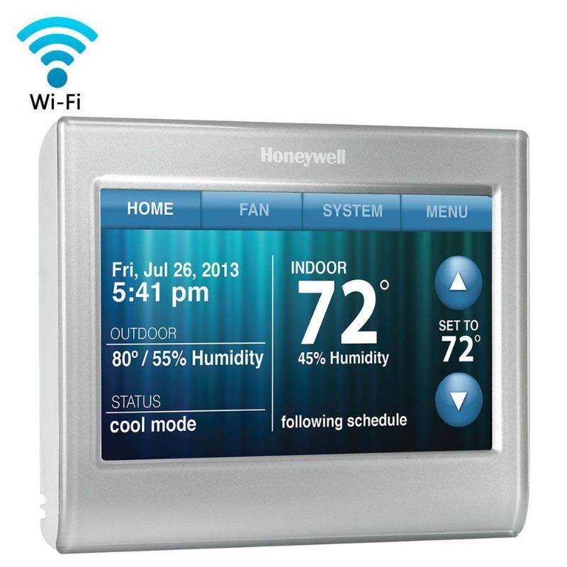 lot 119 image: Honeywell Wi-Fi Smart Thermostat, Model RTH9580WF.