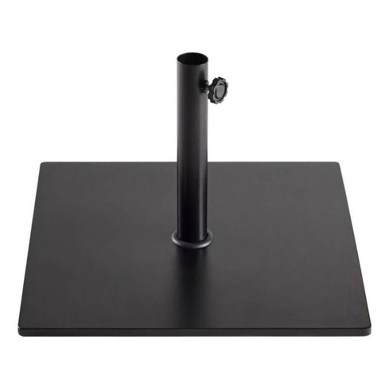 lot 125 image: Garden Treasures Black Patio Umbrella Base 874966