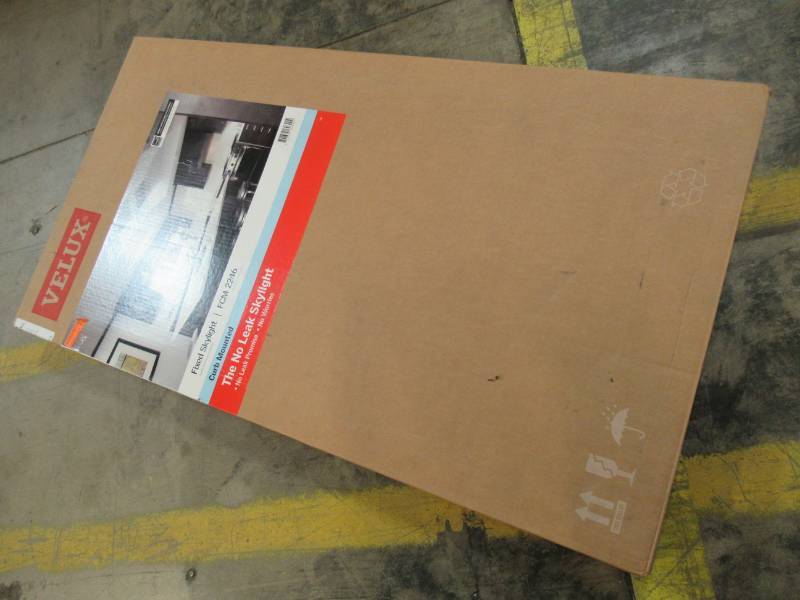 lot 76 image: VELUX Fixed Tempered Skylight (Fits Rough Opening 22.5-in x 46.5-in Actual 27.375-in x 51.375-in) FCM 2246 0005