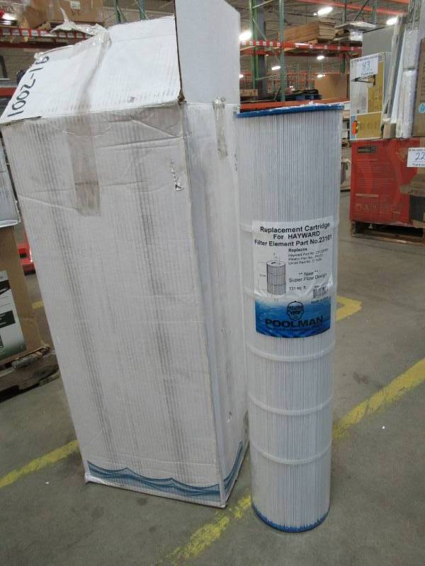 lot 148 image: Poolman (4-Pack) 7 Dia Hayward Super Star and Swim Clear 131 sq. ft. Replacement Filter Cartridge