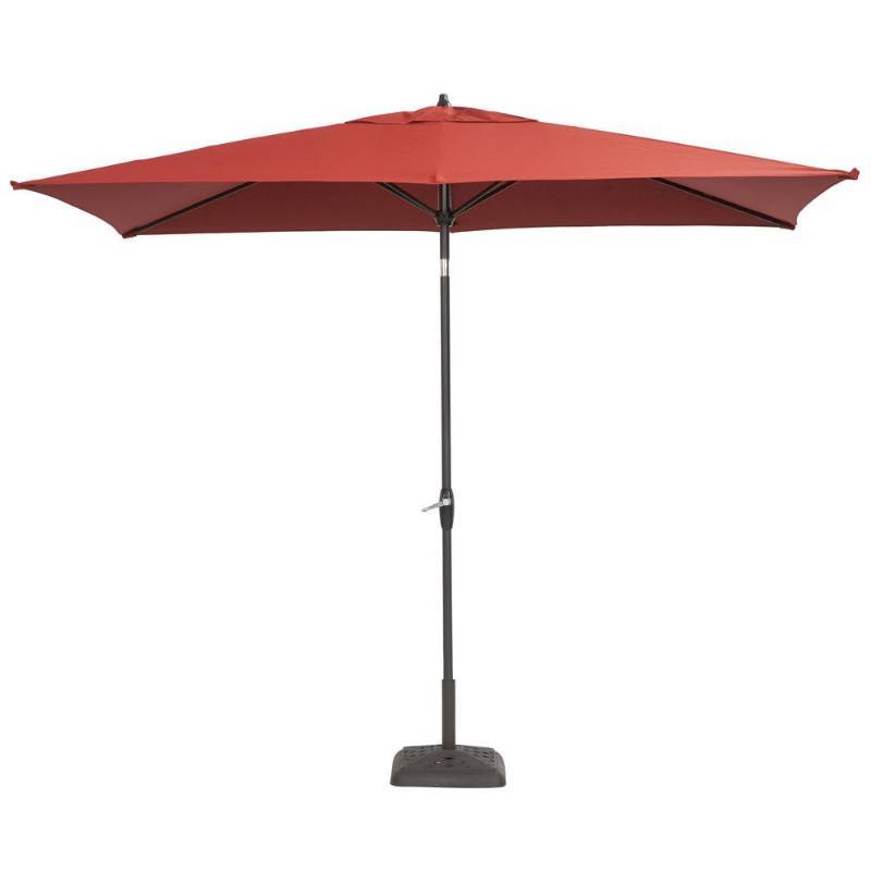 lot 162 image: Hampton Bay 6 ft. Aluminum Patio Umbrella with Push-Button Tilt, Model 9106-01004011