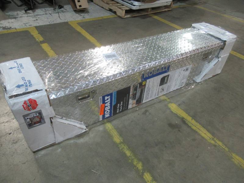 lot 13B image: Kobalt 61.5 X 12 X 12.5 Mid-Size Truck Box. 73014036 NEW.