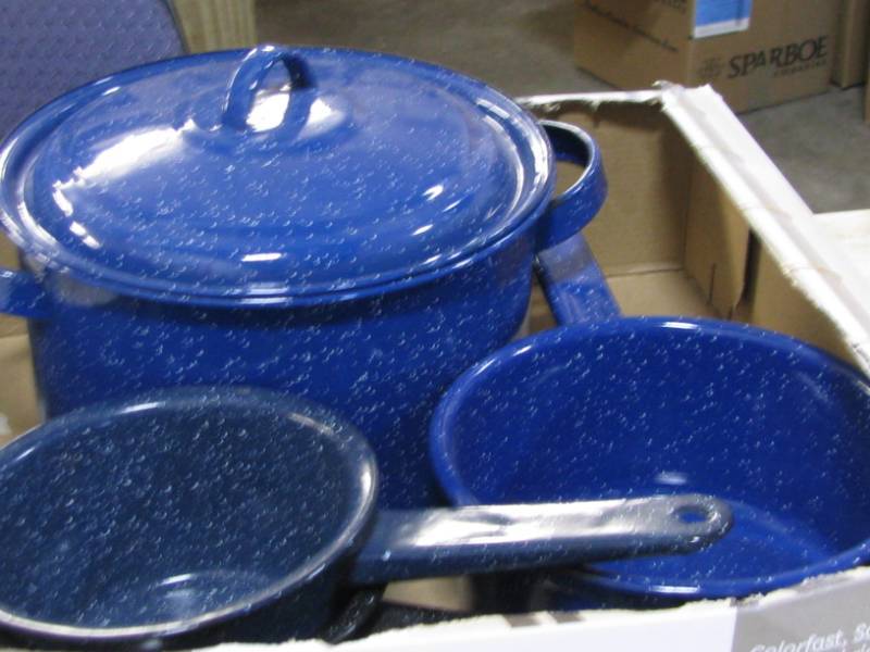 Blue Enamelware