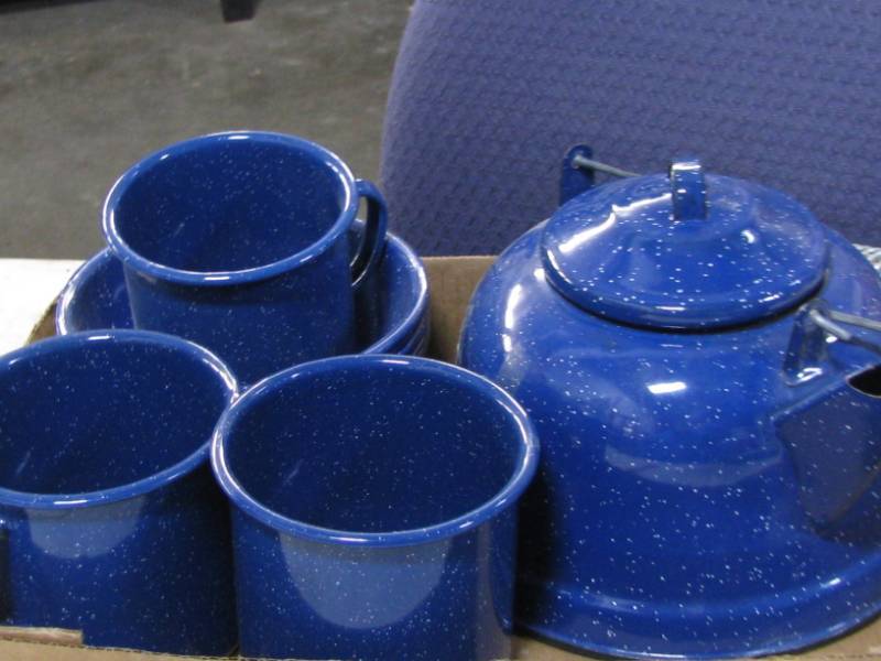 Blue Enamelware