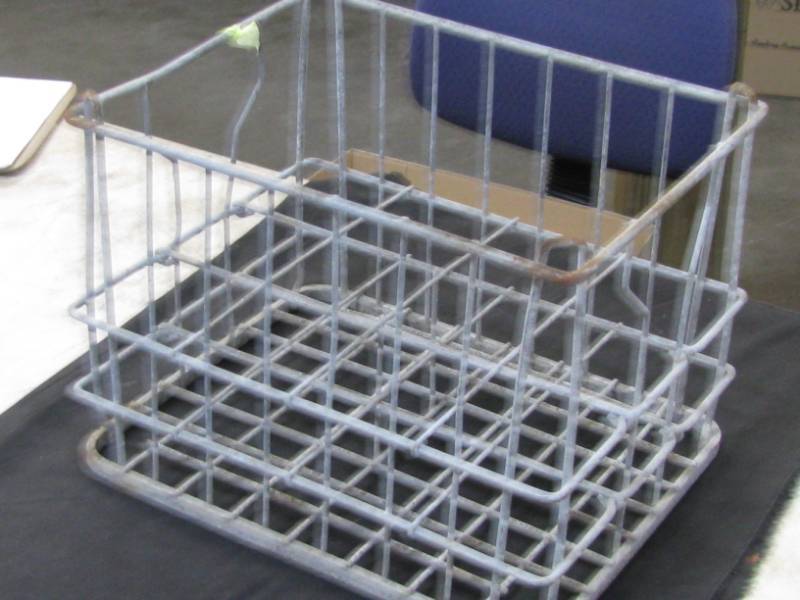 Metal Milk Crate