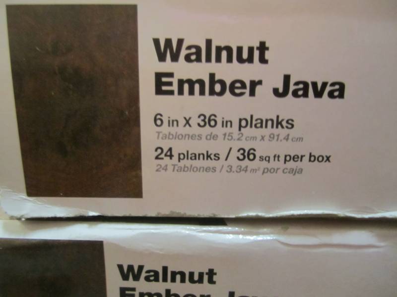 lot 2 image: 4 Cases of Traffic Master Walnut Em...