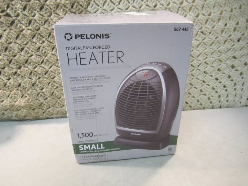 lot 16 image: Pelonis 1500-Watt Digital Fan Force...